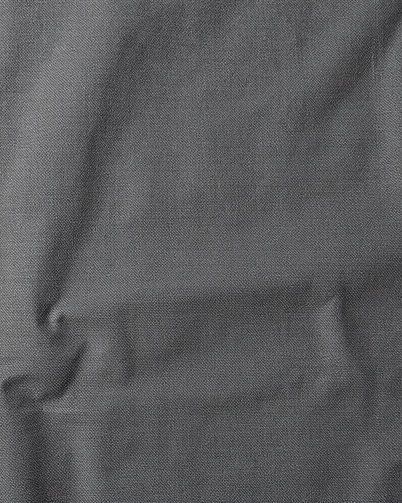Box Tee / Heavy Carbon — charcoal linen texture